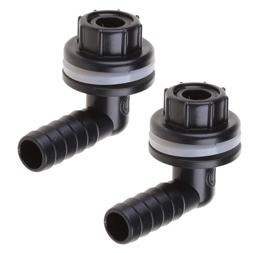 2 Tanks Connector Elbow Adapter Fitting Aquariums Pond Connect Plastic Connectors Plastic Watertank Connector Adapter Fitting von Xuanxi