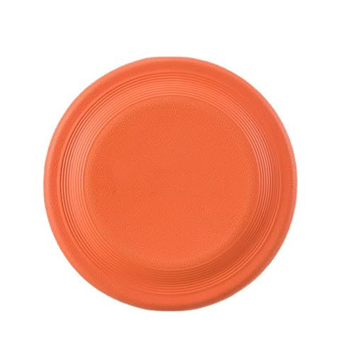 Xuigort Orange Robustes Hundefrisbee Spielzeug, Frisbee Hund Spielzeug Haustier Spielzeug Frisbee Hund Frisbee Hundefitness, Sommer Pet Training für Mittel Große und Kleine Hunde von Xuigort