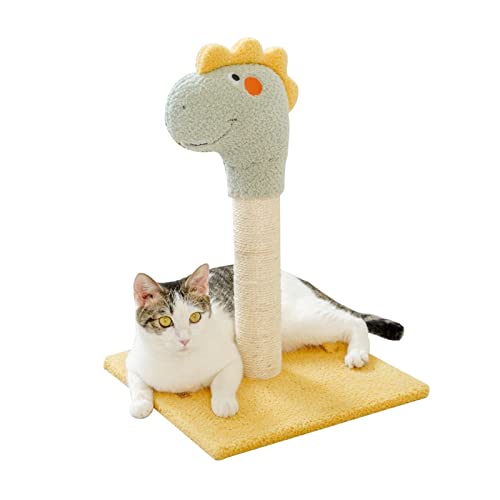 Kratzbaum für Katzen Dinosaurier-Katzenklettergerüst, multifunktional, kleine Wohnung, Katzenkratzbaum, Katzenstreu, eine Fläche von vier Jahreszeiten, universelles süßes Katzenspielzeug gemütliche Li von Xumh2024-3