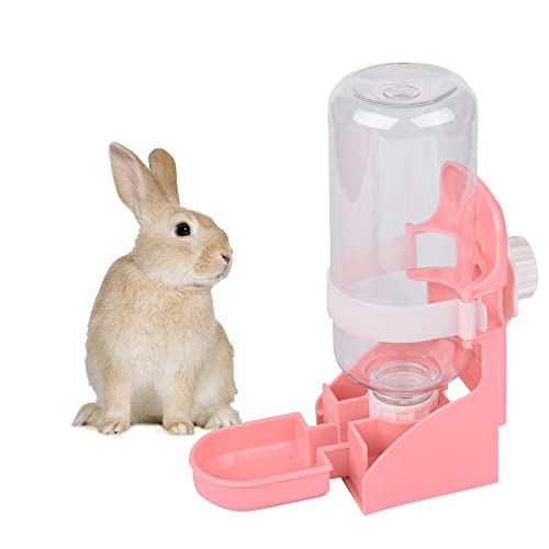 Y-ANNJYA Kaninchen-Wasserflasche, 540 ml, automatische Wasserflasche für kleine Tiere, abnehmbarer hängender Wasserbrunnen für Katzen, Hunde, Kaninchen, Chinchilla, Meerschweinchen, Igel, Frettchen von Y-ANNJYA