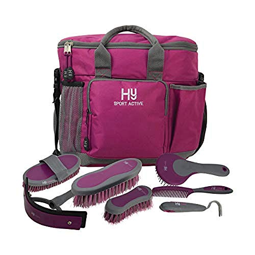 H&Y Hy Sport Active Complete Fellpflege Set und Tasche (Einheitsgröße) (Violett) von Y&H