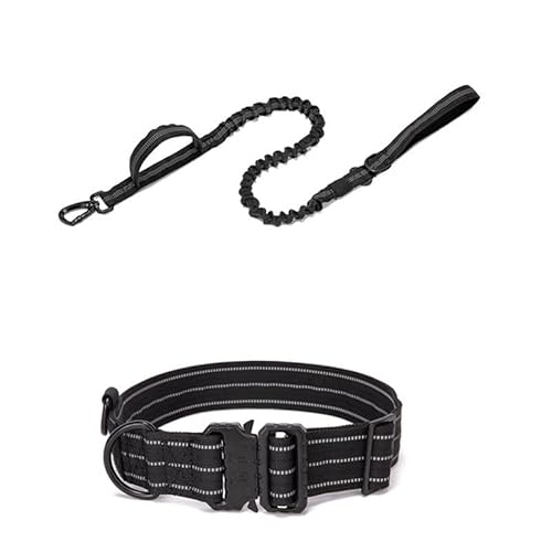 Outdoor Carrying Pet Dog Collar Leashes Set Dog Elastic Rope Strap Sling Trainingsleinen von YABOO