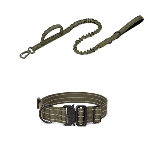 Outdoor Carrying Pet Dog Collar Leashes Set Dog Elastic Rope Strap Sling Trainingsleinen von YABOO