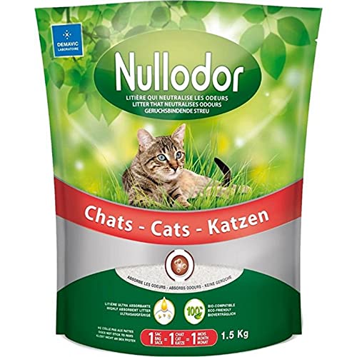 YAMOOCO Nullodor Litiã¨Re Wer Odors Ultra saugfähiges 1.5kg (3er-Pack) Neutralisiert 1 Tierstreu für Haustierbesitzer, insbesondere Katzenbesitzer von YAMOOCO