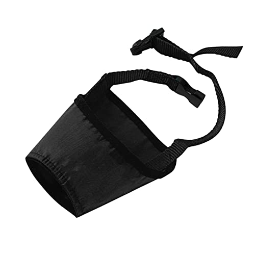 YANFJHV Abdeckung Stopper I Mund ITE I Abdeckung Maske Abdeckung Bellen I Ameise Hund Ameise Hund Haustier B Hund Ameise Mund Mund Haustierbedarf Regenschutz Hundefahrradkorb (Black, One Size) von YANFJHV