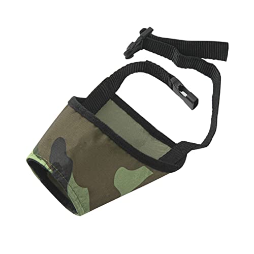 YANFJHV Abdeckung Stopper I Mund ITE I Abdeckung Maske Abdeckung Bellen I Ameise Hund Ameise Hund Haustier B Hund Ameise Mund Mund Haustierbedarf Regenschutz Hundefahrradkorb (Camouflage, One Size) von YANFJHV