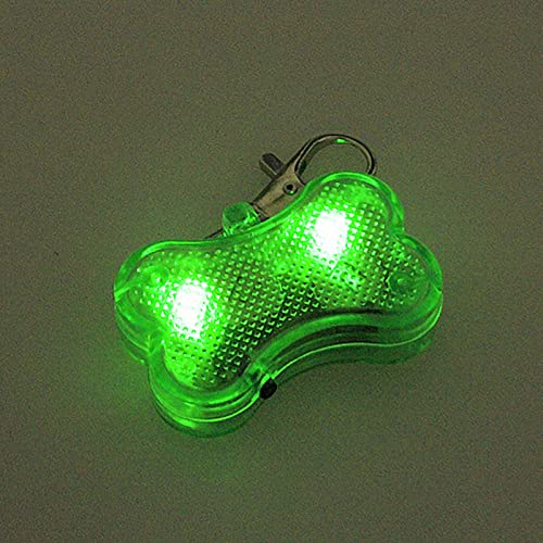 YANFJHV Dog Proof Dogs Spotlight Water Lights Indicator Proof Water Running Light Pet und Cats Pendant Night Pet Zubehör Für (Green, One Size) von YANFJHV