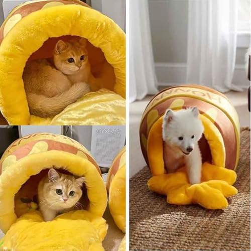 YANGYANGDA Katzenbett Höhle Honeypot Katzenhaus Indoor Cat Cute and Comfortable Pet Cat Sofa Cute and Comfortable Pet Cat House von YANGYANGDA