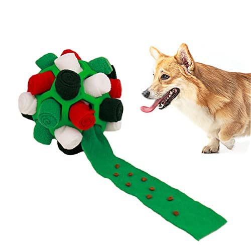 YANGYANGDA Kauspielzeug für Hunde, interaktives Hundespielzeug, Schnüffelball für Hunde, Schnüffelmatte, natürliche Futtersuche, Hundestimulationsspielzeug für kleine, mittelgroße Hunde (B) von YANGYANGDA