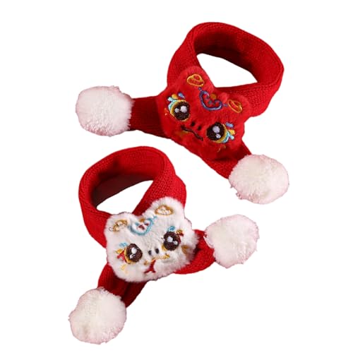 YAOGUI 1Pair Light Gewicht Schlangejahre Schalfestes Warm Neujahr Hunde Gestrickt YAOGUI 1Pair Light Gewicht Schlangejahre Schalfestes Warm Neujahr Hunde Gestrickt von YAOGUI
