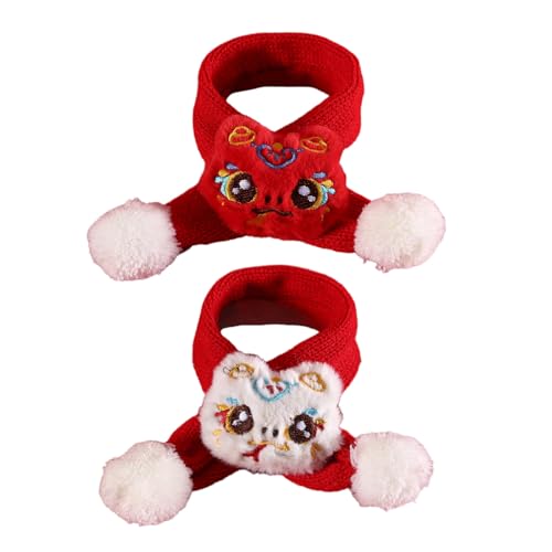 YAOGUI 1Pair Light Gewicht Schlangejahre Schalfestes Warm Neujahr Hunde Gestrickt YAOGUI 1Pair Light Gewicht Schlangejahre Schalfestes Warm Neujahr Hunde Gestrickt von YAOGUI