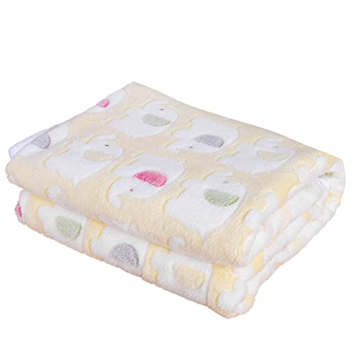 2 Stück Haustierdecke,Kuscheldecke Hund Katze Haustier Matte Pad Softe Warme Decken,Weiche Katzendecke Hundedecke,Waschbare Decke für Kleiner Grosse Hund Katze Flauschige Fleece Decke Tier Schlafdeck von YAOTT