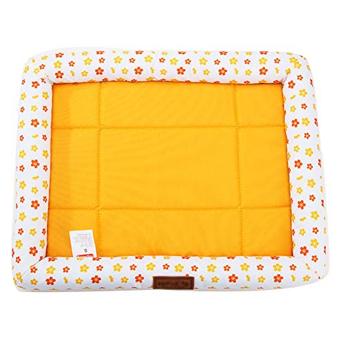 YAOTT Haustierkühl Bett Sommer Schlafbett Atmungsaktiv Waschbare Haustier kühlmatte Kühlende Schlafmatte Pad Atmungsaktive Kühlmatte Mesh Matte Katze Bett Kissen für Haustier 5 L(69 * 84cm) von YAOTT