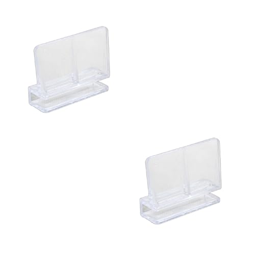 YAPAILANG Haustierbedarf, Acryl-Clip für Aquarien, Glasabdeckungs-Clips, transparente Halterung für 6 mm dicke Wand, einfach zu installieren von YAPAILANG