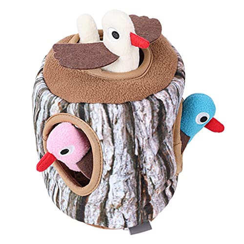 YAPAILANG Puppy Chew Dogs Slow Feeder Game Tree Hole Prevents Langeedom Relieves Stress Training Puppy Tething Chew von YAPAILANG