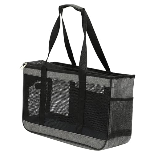 3st Tasche Für Haustiere Tasche Für Haustierkatzen Hundeträger Katzentransporter Belüftete Haustiertasche Flugzeug Handgepäck Kleine Hundekatze Tragetasche Grey Oxford-Stoff YARNOW von YARNOW