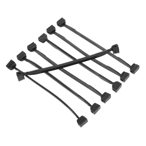 YARNOW 1 Krawattenkarte Pflanzenunterstützung Pflanze Twist Krawatten Traubenstützklemme Wandclips pflanzenclip Pflanzenklammer Weinreben-Clips Stützklemme für Pflanzenreben Plastik Black von YARNOW