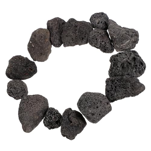 YARNOW 1 Packung Vulkangestein Aquarium- Natursteine 200 G/Beutel 2–4 cm Porös Für Topfpflanzen von YARNOW