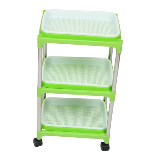 YARNOW Sprossenschalenregal Aus Ablagefächern Sprossenschale Aus Hochwertigem Kunststoff Erdfreier Züchter Für Platzsparende Anzucht YARNOW Sprossenschalenregal Aus Ablagefächern Sprossenschale Aus Hochwertigem Kunststoff Erdfreier Züchter Für Platzsparende Anzucht von YARNOW