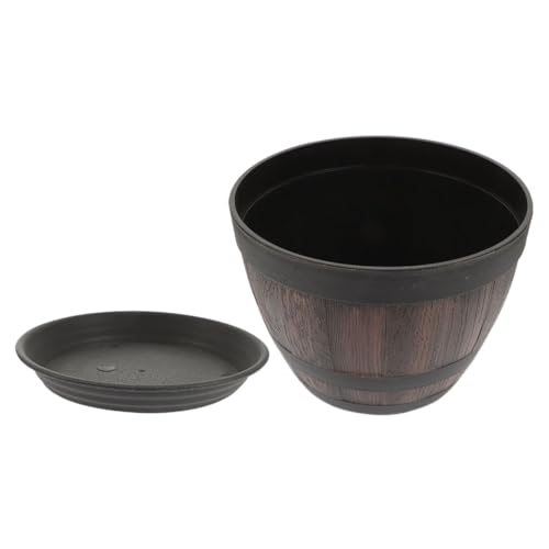 YARNOW 1 Satz Blumentopf blumenbank plastikblumen im Topf gartendeko rostoptik Pflanzkübel Gewächshaus gefälscht Dekoration Pflanzfass aus Holzimitat dekorativer Übertopf aus Kunststoff YARNOW 1 Satz Blumentopf blumenbank plastikblumen im Topf gartendeko rostoptik Pflanzkübel Gewächshaus gefälscht Dekoration Pflanzfass aus Holzimitat dekorativer Übertopf aus Kunststoff von YARNOW