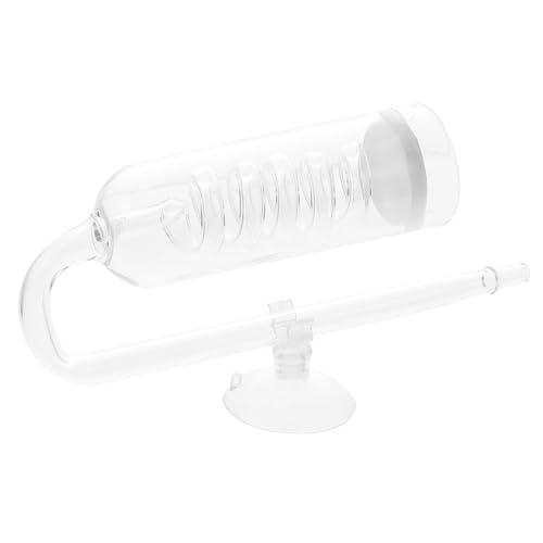 YARNOW 1 Satz CO2-Veredelung Tankdiffusor Aquarium Modul Halterung für badezimmerzubehör Brunnen Nuss co2 diffusor wasserpflanzen CO Atomizer Fisch Kohlendioxid-Diffusor Glas Transparent von YARNOW