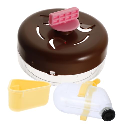 YARNOW 1 Satz Hamster-laufrad-trinkbrunnen Laufräder Für Kleintiere Hamster-wasserflasche Spender Kleintierzubehör Tierwasserflasche Futter Für Meerschweinchenkäfige Trinker Abs Coffee von YARNOW