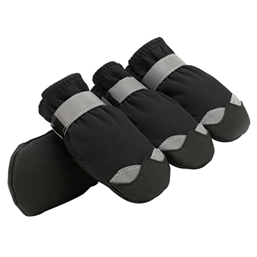 YARNOW 1 Satz Haustier wasserdichte Schuhe Welpenpfote Schneestiefel Für Welpen Regenstiefel Für Hund Wanderschuhe Für Hunde Anti-rutsch-socken Für Welpen Outdoor-Schuhe Nylon Der Hund von YARNOW