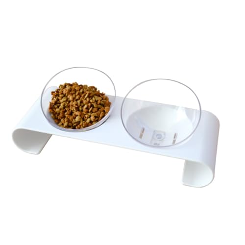 YARNOW 1 Satz Haustierbedarf pet Water Bowl pet Bowl für Katzen zubehör Katzen Accessoires Futterautomat für Haustiere Wassernapf für Welpen Katzenfutter Futternapf für Katzen Weiß von YARNOW