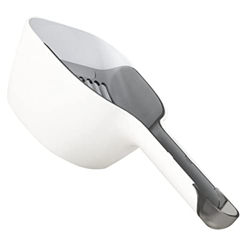 YARNOW 1 Satz Katzenstreu-Schaufel-Set pet Supplies cat Litter Scoop Katzenklo Reinigungswerkzeug Set klumpende Katzenstreu Mülleimer Liner Katze Sandschaufel Haustierzubehör Plastik Grey von YARNOW