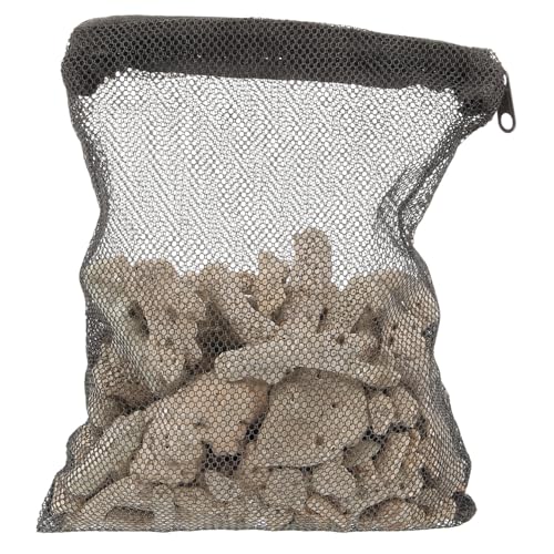 YARNOW 1 Satz Korallenknochensand Aquarium-teichfilter Schwamm Taschen Für Aquarienfische Buntbarsch Zerkleinerte Korallen Für Aquarien Filtermedien Für Aquarien Filterstein Für Aquarien von YARNOW