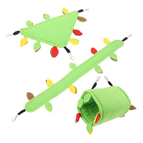 YARNOW 1 Set Hamster Toys Parrot Channel Birds Playthings Hammock Tunnel Leiter Kit von YARNOW