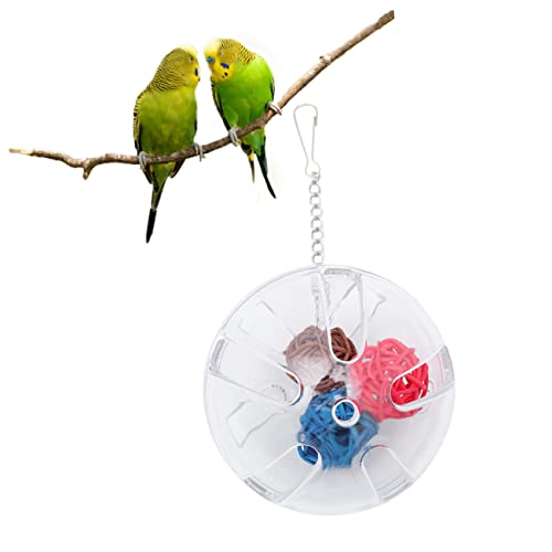 YARNOW Hängendes Vogelspielzeug 1pc Papagei Futtersuche Box Papagei Feeder Vogel Papagei Spielzeug Papagei Lernspielzeug Farbe von YARNOW