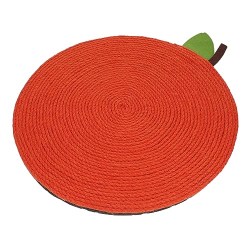 YARNOW 1 Stück Katzenkratzbaum Sisal Seilmatte Geburtstagsgeschenk Dekoratives Katzenhaus Orangefarbenes Kratzbrett Katzenspielzeug Katzenklaue Schleifspielzeug von YARNOW