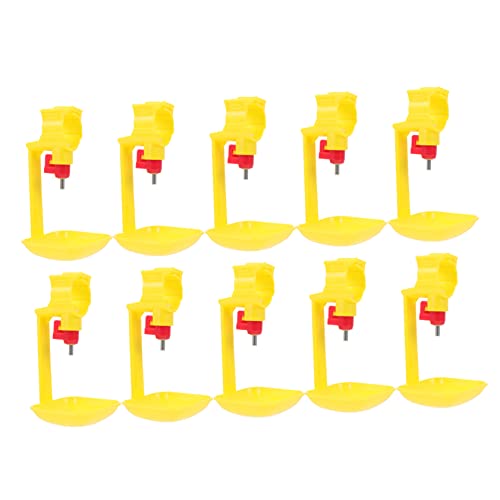 YARNOW Huhn Feeder Wasser Cup Set 10pcs Automatische Huhn Wasser Henne Wasser Feeder von YARNOW