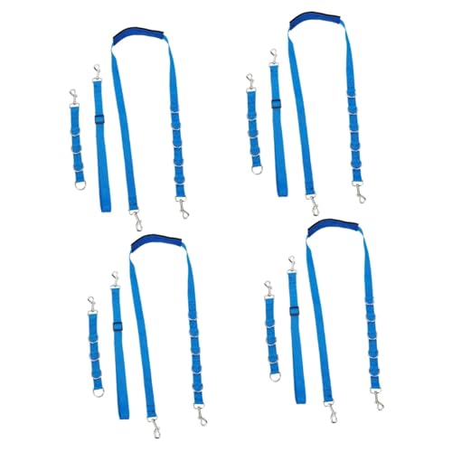 YARNOW 4sets Robuste Haustier Leinen Für Hunde XXXS Leine Pflege Strap Set 3 Stücke * 4 von YARNOW