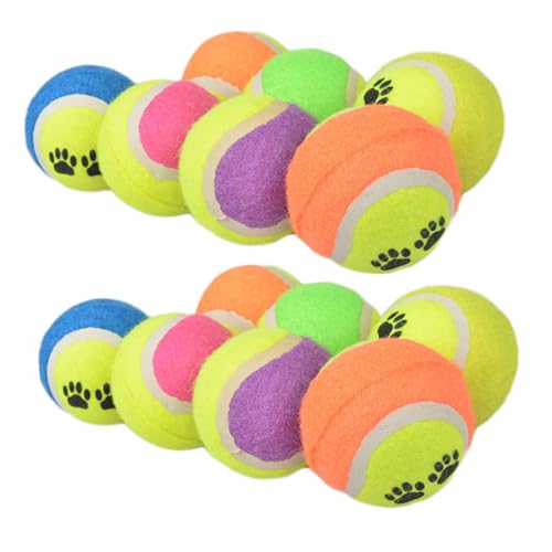 YARNOW 16St Backenzahnkugeln für Hunde -Plüsch Sportbälle für Haustiere Interactive Dog Toys hundewelpen Spielzeug Plüschtier Spielzeuge Hundebälle für draußen Ball für Hund von YARNOW