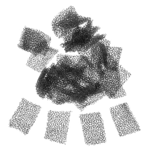 YARNOW 180 Stück Filterschwamm Trinkwasser Maschinenspender Aquarium Zubehör Spender Wasserspender Filter Ersatzschwamm Filterschwämme Schwammfilter Schwarz von YARNOW