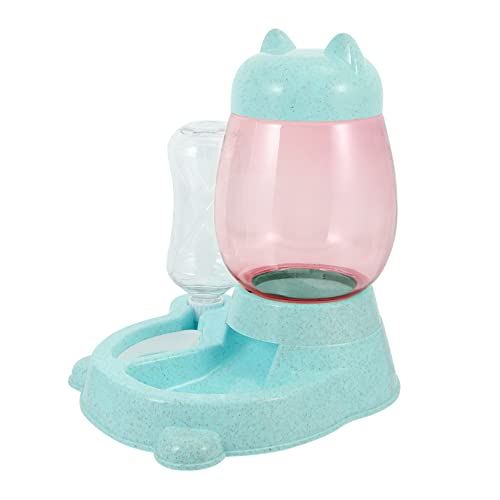 YARNOW 1Stk Katzenfutter pet Feeder Katzen wasserspender cat Drinking Fountain Katzenwasserspender Nassfutterspender Leckerli-Spender für Hunde Hundespender Haustiernapf Plastik Blue von YARNOW