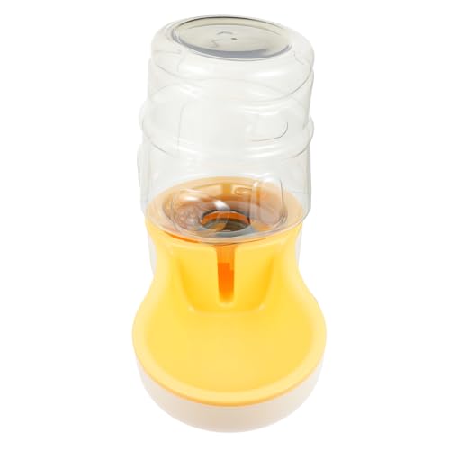 YARNOW 1Stk Trinkbrunnen Pet Water Bowl pet Feeder Pet Water Feeder Trinknapf für Welpen Wassernapf für Haustiere trinkflaschen Wassernapf für Welpen Futterautomat für Haustiere pp Yellow von YARNOW