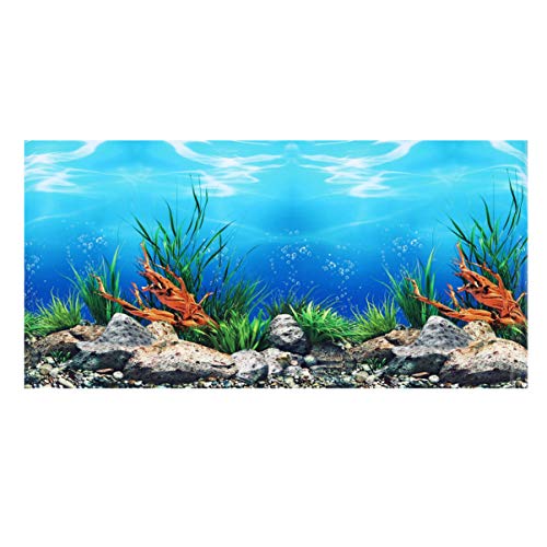 YARNOW 1stk Seestück-Aufkleber Wand Fisch Meeresaufkleber Klebrig Aquarium Netz Tank Qualle Bausatz Dekorationen Für Aquarien Schwamm 3D-Aufkleber Hintergrundaufkleber von YARNOW