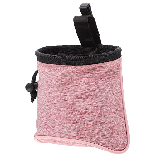 YARNOW 1stk Snackpaket Für Haustiere Snack-Taschen Futterspender Leckerlibeutel Für Das Haustiertraining Tasche Für Hundeleckereien Snackbeutel Für Haustiere Pfote Rosa Oxford-Stoff von YARNOW