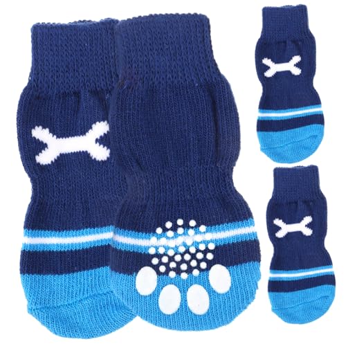 YARNOW 2 Paar Haustier socken Pfote waschbare Hundesocken waschbare Socken aus Baumwolle kleine Hundesocken Tragbare Hundesocken austauschbar Baumwollsocken Lieferungen Zubehör Schutz von YARNOW