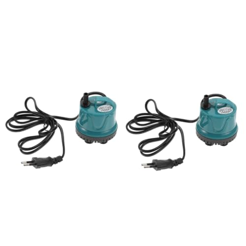 YARNOW 2 STK Tauchpumpe Für Fischbecken Leise Aquarienpumpe Reinigungswerkzeug Für Aquarien Teichpumpe Terrassenpumpe Kotabsaugpumpe Gartenpumpe Saugnapf Plastik Aquarium Pumpe von YARNOW