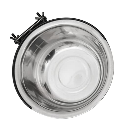 YARNOW 2 STK Wassernapf Für Tierfutter Süße Katzennäpfe Hundebox Wassernapf Kein Verschütten Erhöhte Hundenäpfe Zwinger Hundenapf Slow Feeder Langsamer Wassernapf Für Hunde Tank Silver von YARNOW