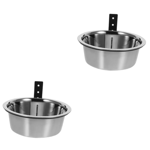 YARNOW 2 Sätze An der Wand befestigter erhöhter Hundenapf Futternapf für Hunde Wandmontierter Futternapf pet Water Bowl Dog Food Bowl Behälter für Hundefutter Wassernäpfe für Hunde von YARNOW