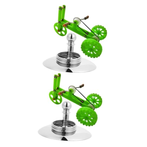 YARNOW 2 Sätze Papagei Fahrrad papageienspielzeug vogelspielzeug nymphensittich Papageien Intelligenztraining Papageien Spielzeug Parrot Toys der Vogel Requisiten Kegelschwanz Vögel Eisen von YARNOW