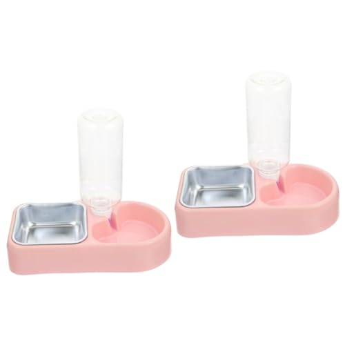 YARNOW 2 Sätze Schüssel zum Aufhängen für Haustiere pet Feeder pet Water Bottle automatische Wasserzufuhr automatische Wasserflasche für Haustiere Hundenäpfe Hundekäfig-Feeder Hundenapf von YARNOW