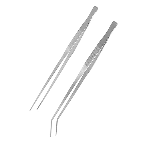 YARNOW Aquarium-pinzetten-Set 2-teilig Gerade Und Gebogene Pinzette Pflanzenpinzette Für Aquarien Wasserpflanzenzange YARNOW Aquarium-pinzetten-Set 2-teilig Gerade Und Gebogene Pinzette Pflanzenpinzette Für Aquarien Wasserpflanzenzange von YARNOW