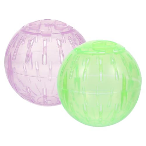 YARNOW 2 Stück Hamsterball Hamster-Spielzeugball 10 2 cm Hamster-Laufball Hamster-Zubehör Reduziert Langeweile Und Erhöht Die Aktivität von YARNOW