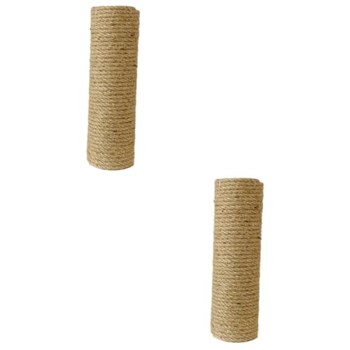 YARNOW 2 Stück Katzen Klettergerüst Zubehör Kratzbäume Haustier Sisal Pad Kätzchen Klettersäule Katzenkratz Karton Spielzeug Katzenkratzstange Katzenbaum Katzen Nachfüllpfosten von YARNOW